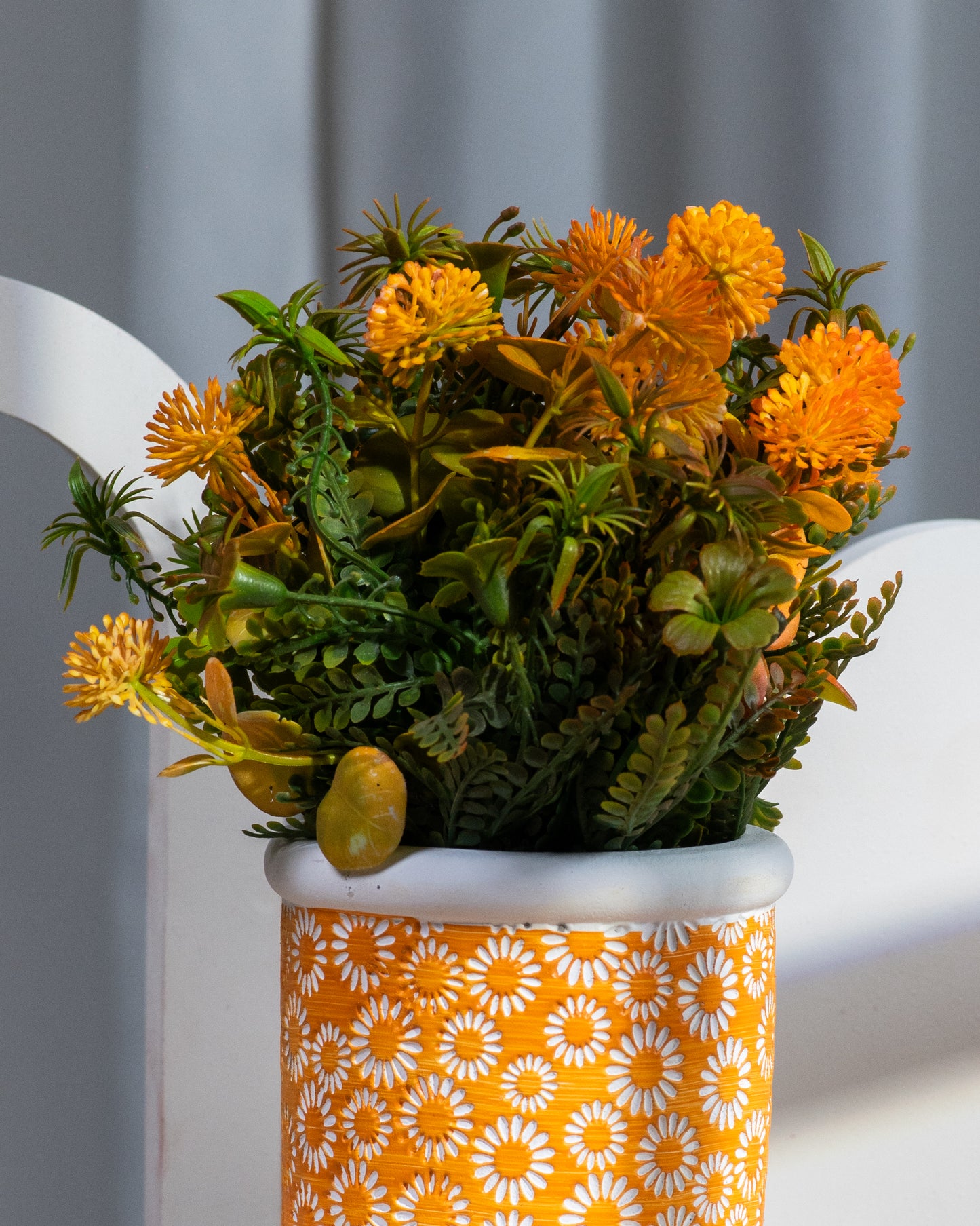 Faux Planter Orange