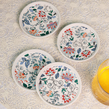 Floral Coaster- Set of 4