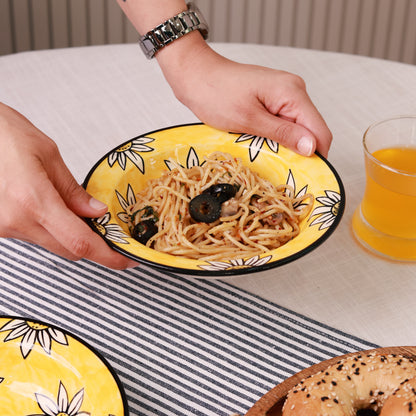 Yellow Pasta Plate