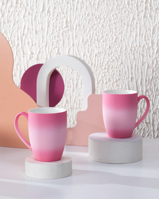 Multicolored Coffee Mug- Baby Pink
