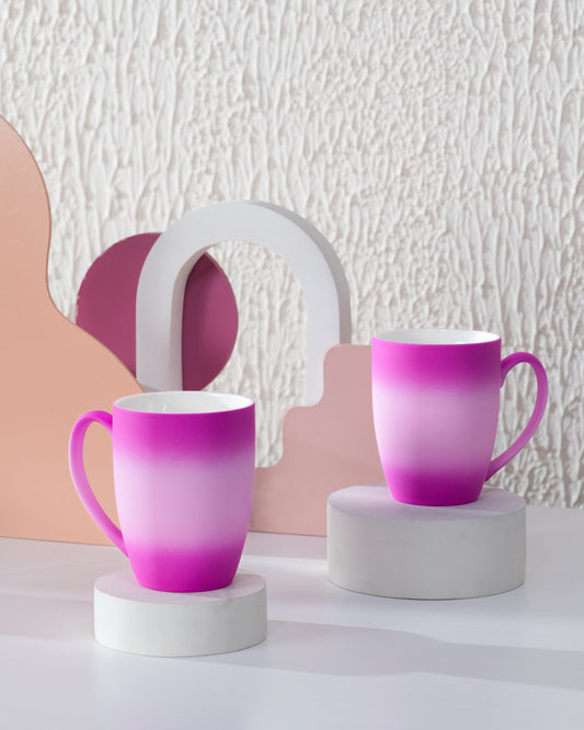 Multicolored Coffee Mug- Dark Pink