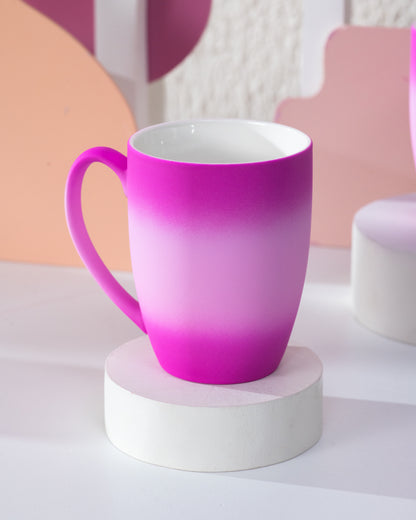 Multicolored Coffee Mug- Dark Pink