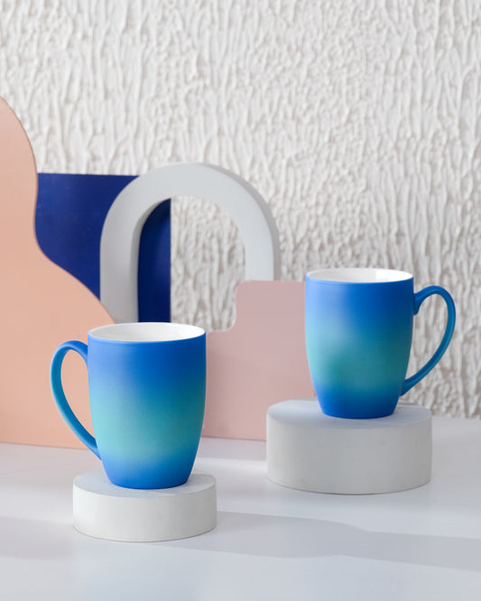 Multicolored Coffee Mug- Blue
