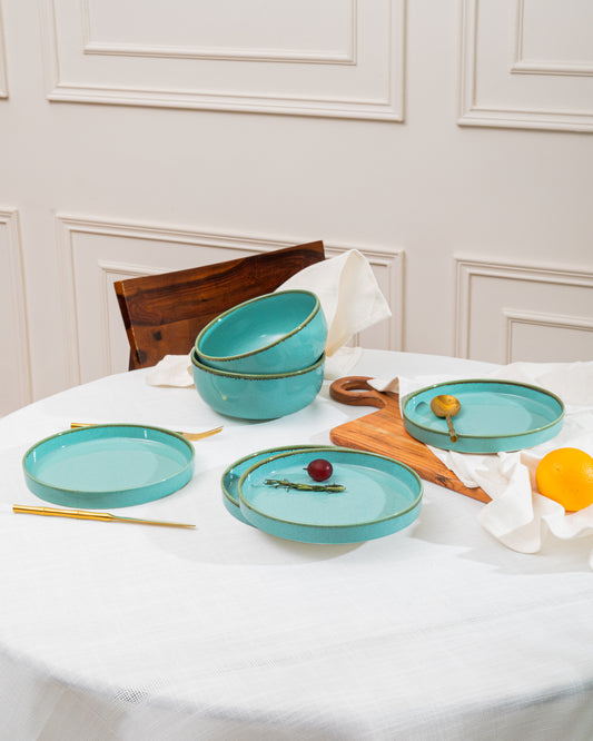 Audrina Mint Green Snack Set