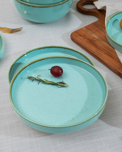 Audrina Mint Green Plate