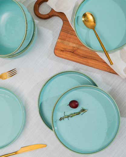 Audrina Mint Green Plate