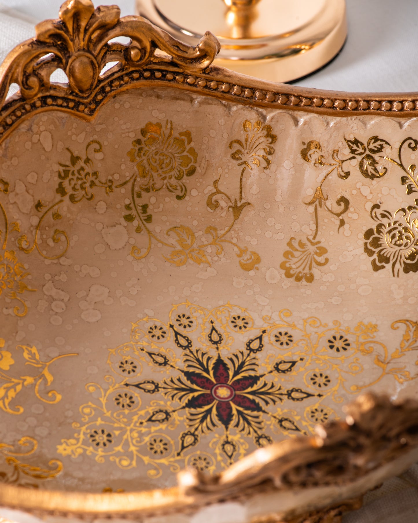 Vintage HS Decorative Vase Gold