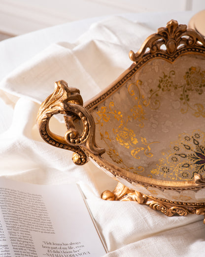 Vintage HS Decorative Vase Gold