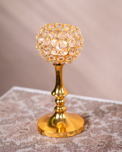 Crystal Round Candle Stand