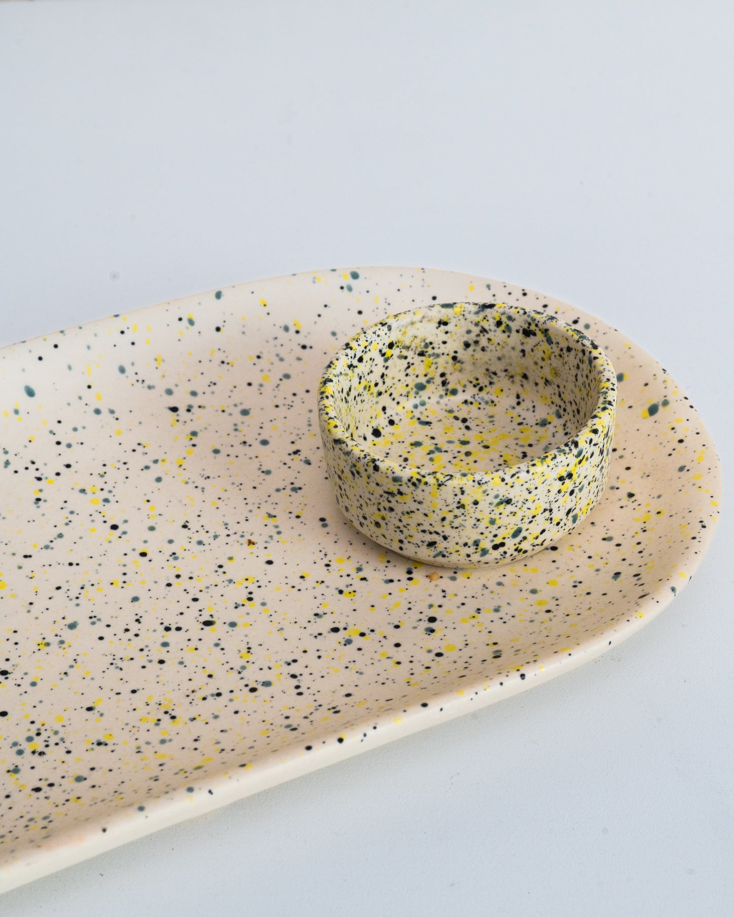 Ceramic Chip & Dip Platter