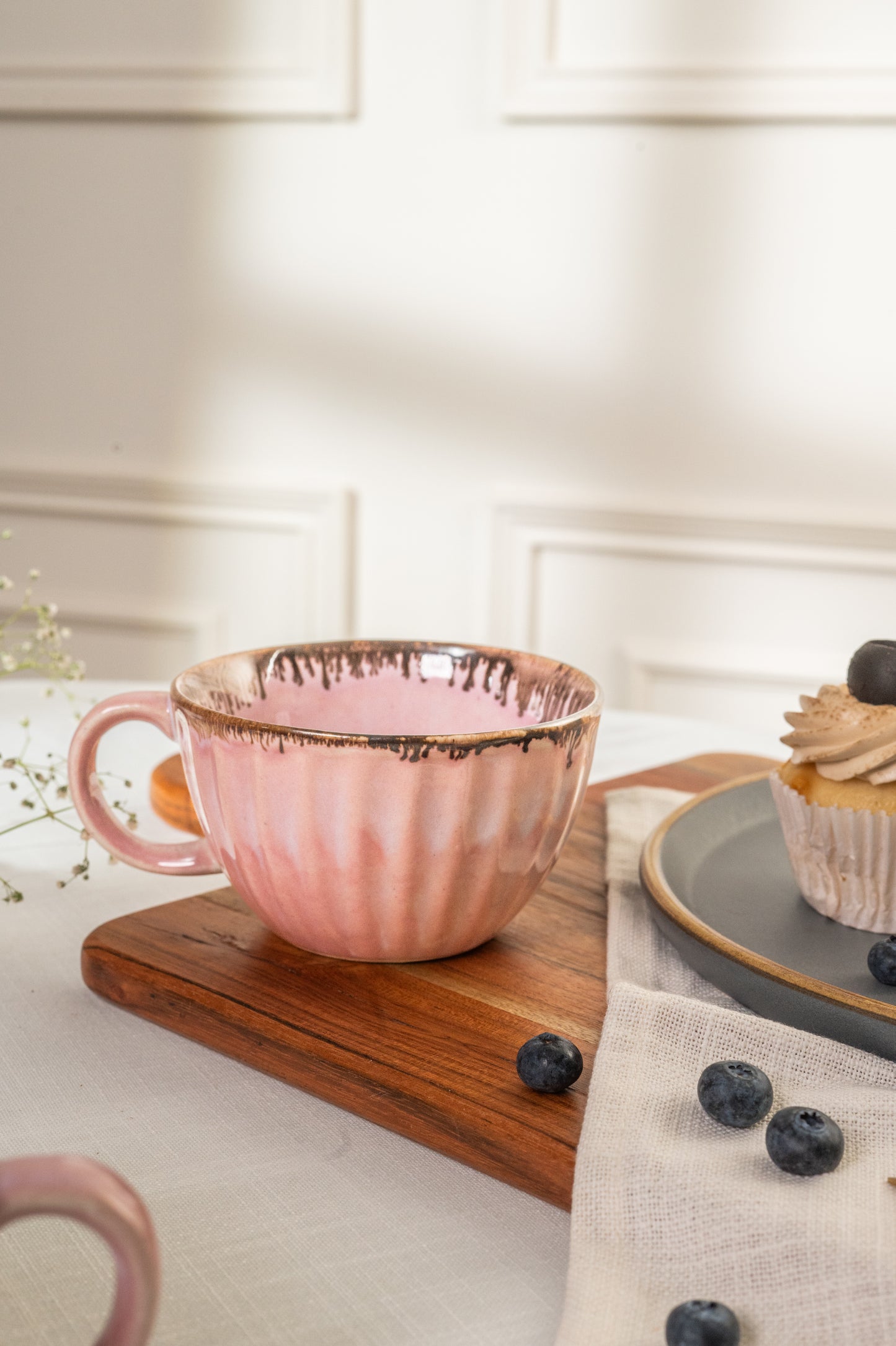 Cappuccino Mugs - Pink