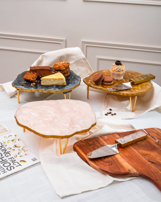 Marble Top Cake Stand