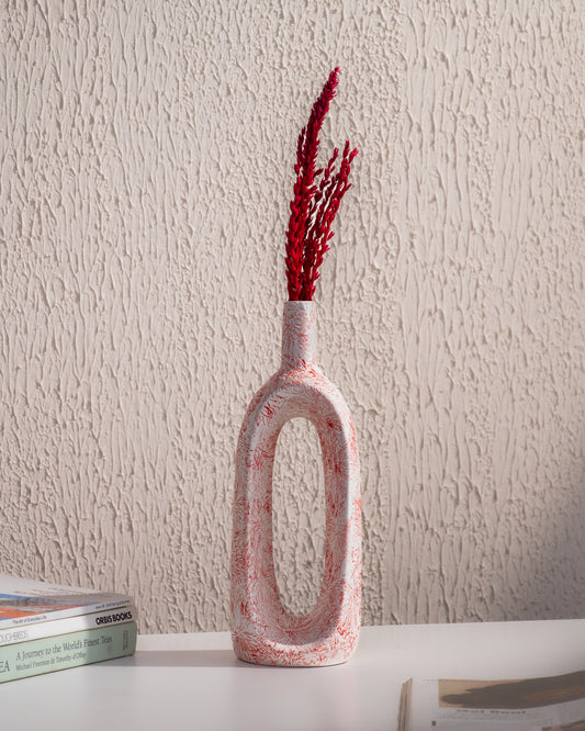Earthy Ceramic Vase Pink