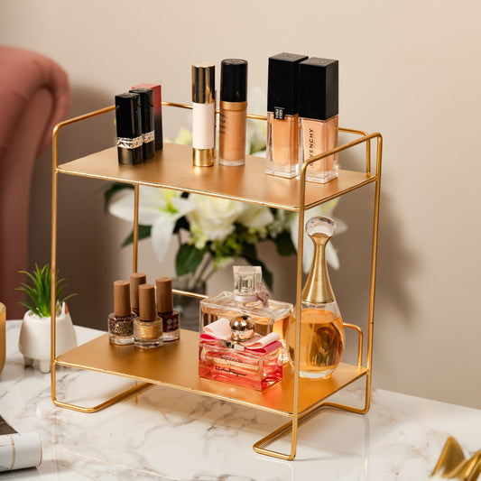 Gold 2-Tier Organiser