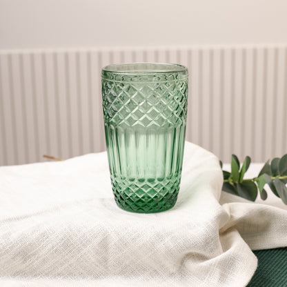 Green Water Glass Set