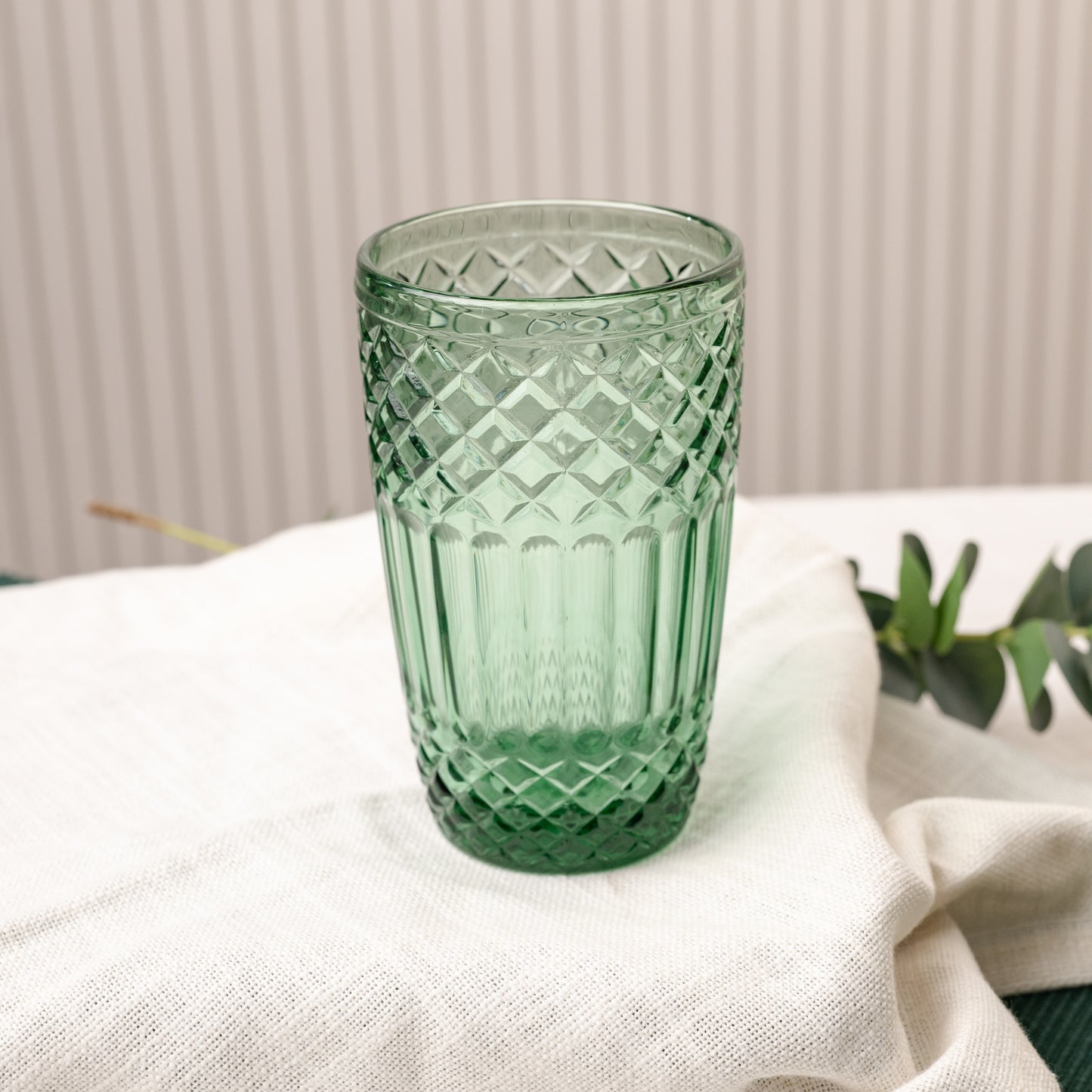 Green Water Glass Set