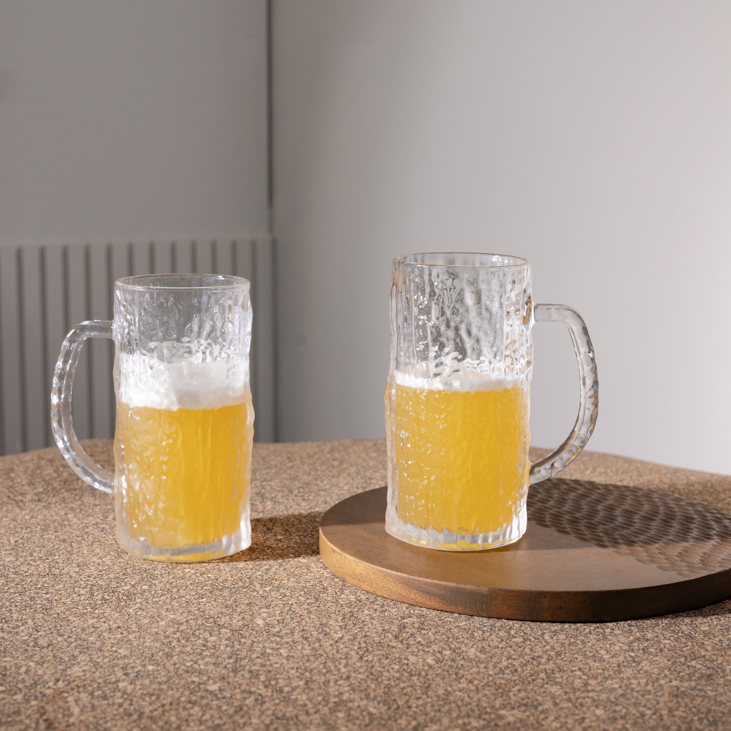 Textured Beer Mug