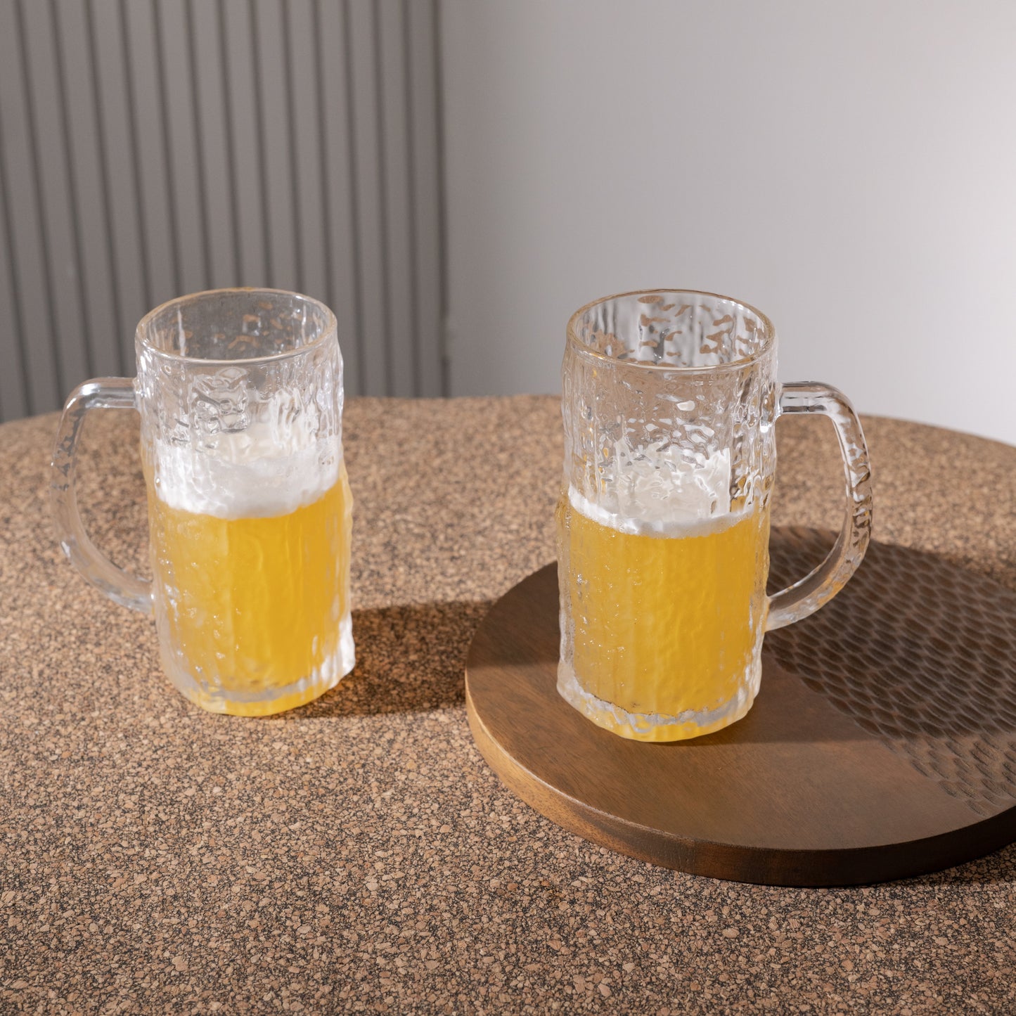 Textured Beer Mug