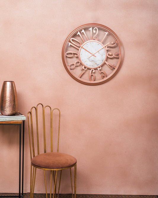 Rose Gold Wall Clock